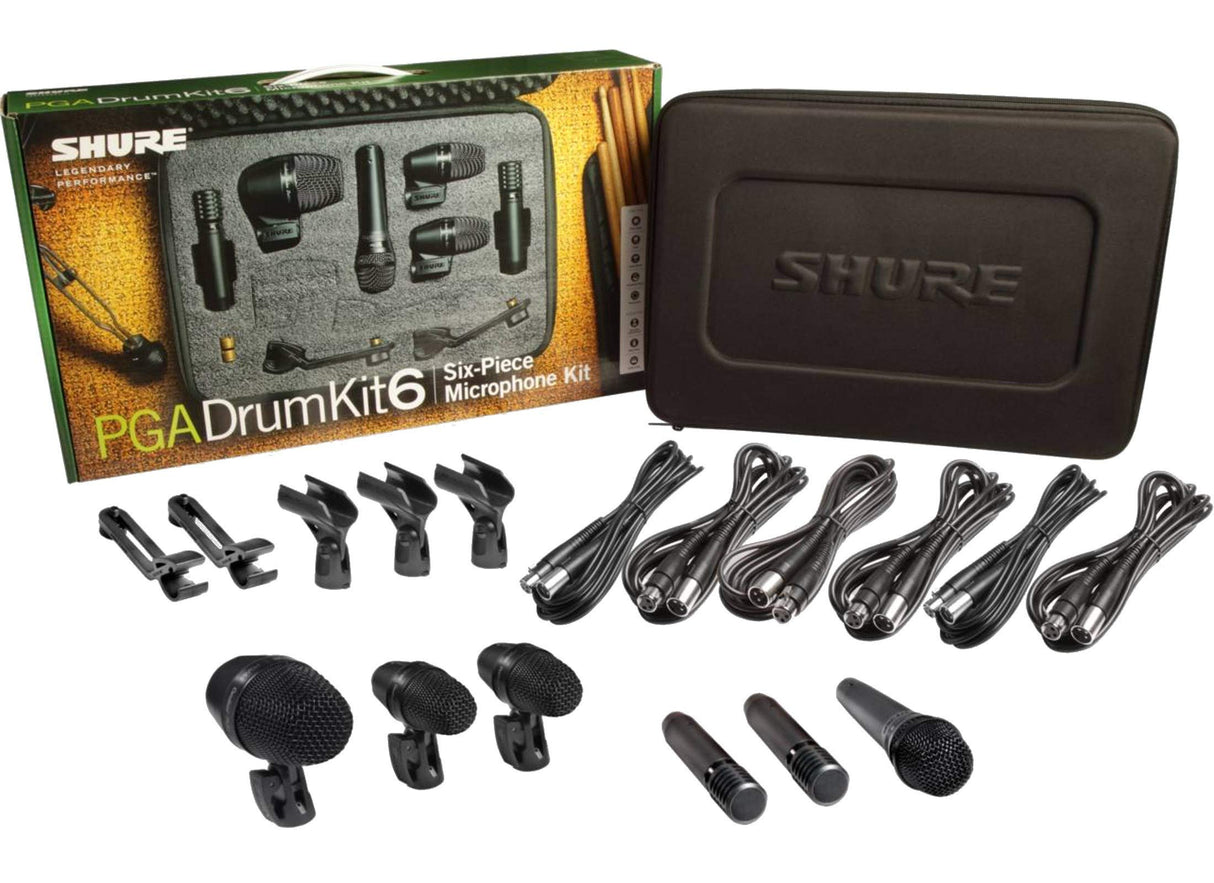 Shure PG ALTA - Kit de 6 micrófonos para batería