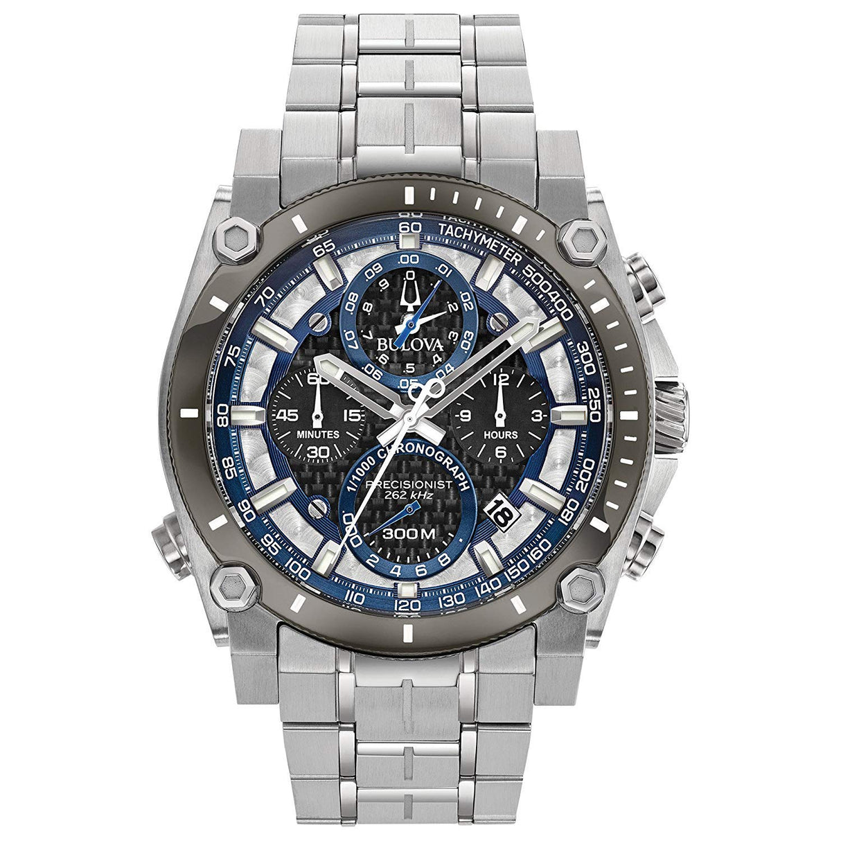 Bulova Reloj Cronógrafo para Hombre de Cuarzo con Correa en Acero Inoxidable 98B316
