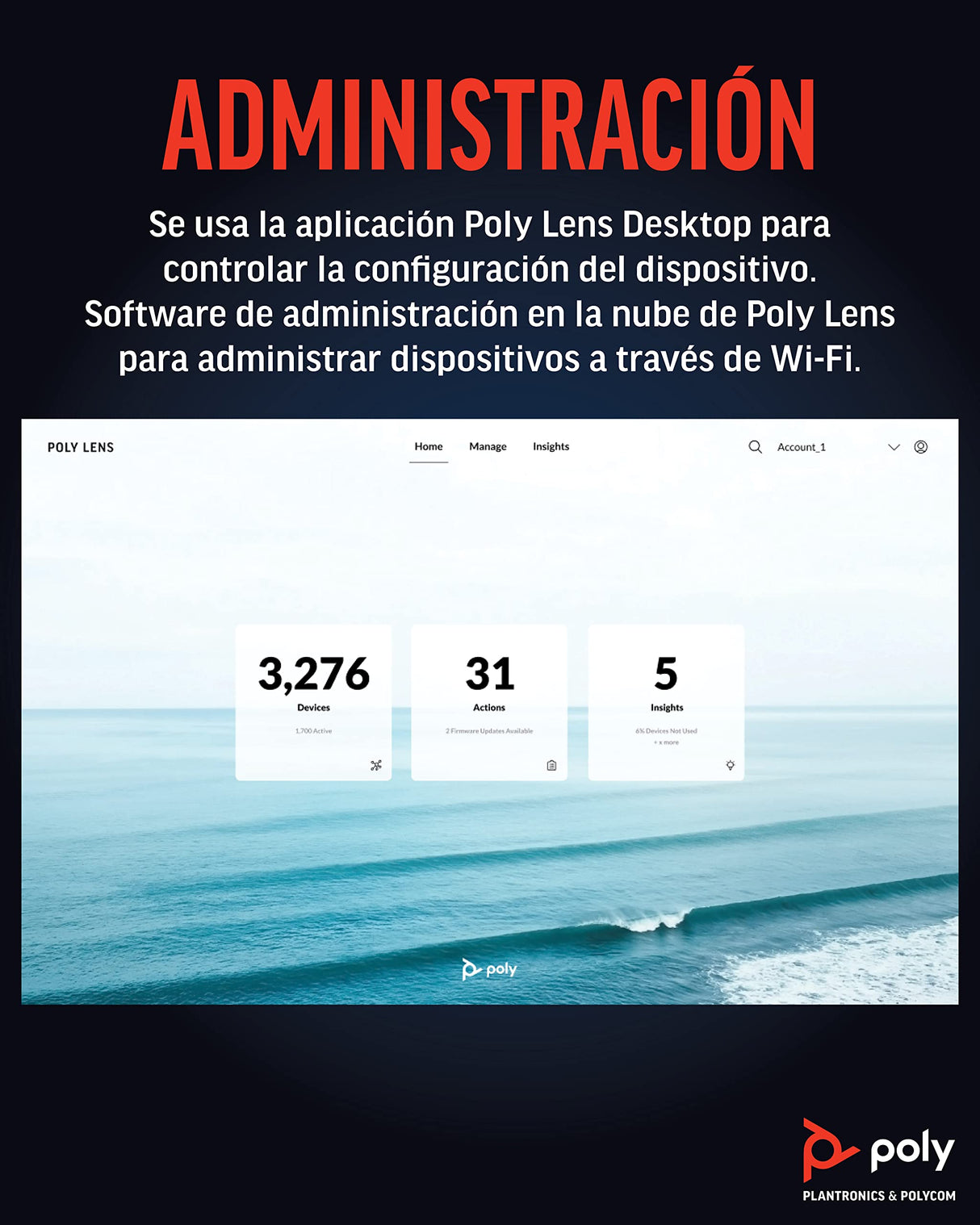 Poly Studio R30 - Sistema de videoconferencia 4K (Plantronics) - Cámara, micrófono y barra de altavoces para salas pequeñas - Seguimiento del presentador, NoiseBlockAI y encuadre del participante