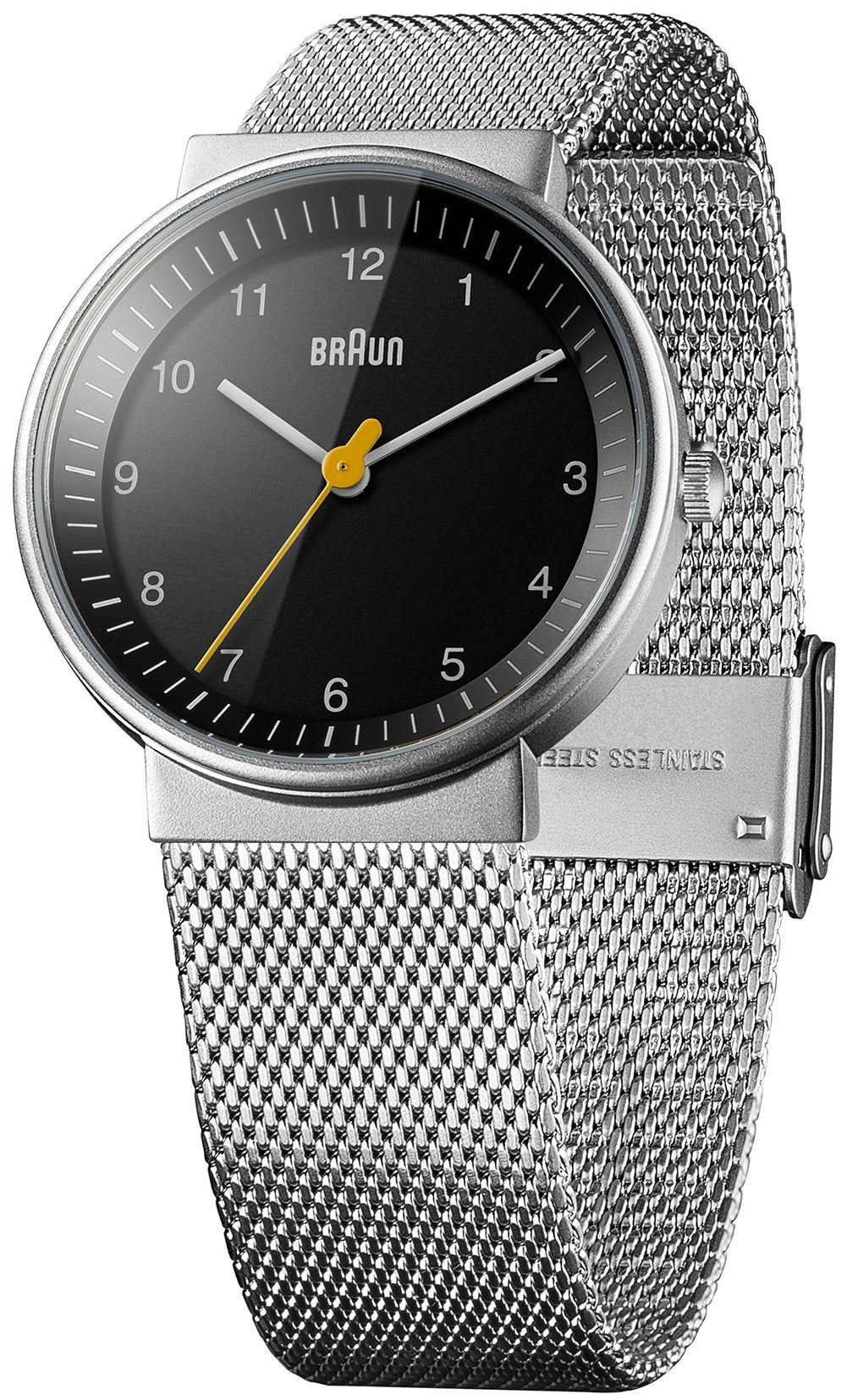 Braun Classic Lady Reloj para Mujer Analógico de Cuarzo japonés con Brazalete de Acero Inoxidable BN0031WHSLMHL
