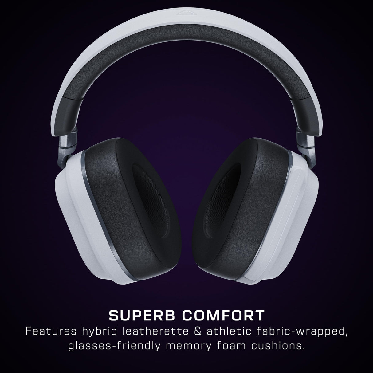 Turtle Beach Stealth 700 Blanco Playstation Auriculares de Juego Inalámbricos con 80hr Batería, Altavoces de 60 mm, Transmisores Duales y Bluetooth para PS5, PS4, PC y móviles