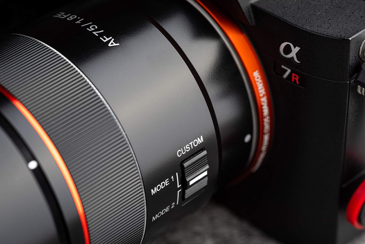 Samyang AF 75mm F1.8 Teleobjetivo Compacto de Enfoque automático para Sony FE Mount, Negro (SYIO75AF-E)