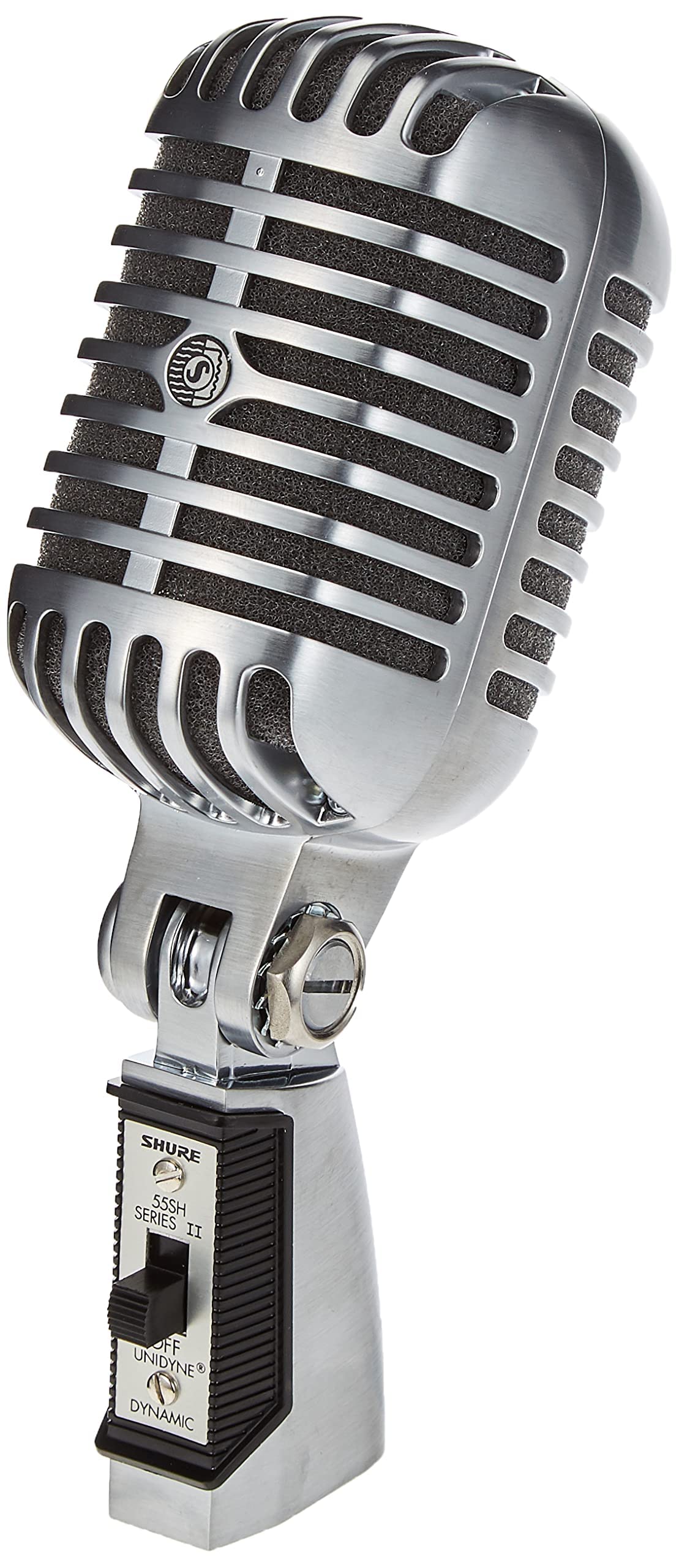 Shure 55sh Series II icónico Unidyne Dynamic Micrófono vocal, micrófono clásico, vintage con patrón polar direccional cardioide para actuaciones en vivo