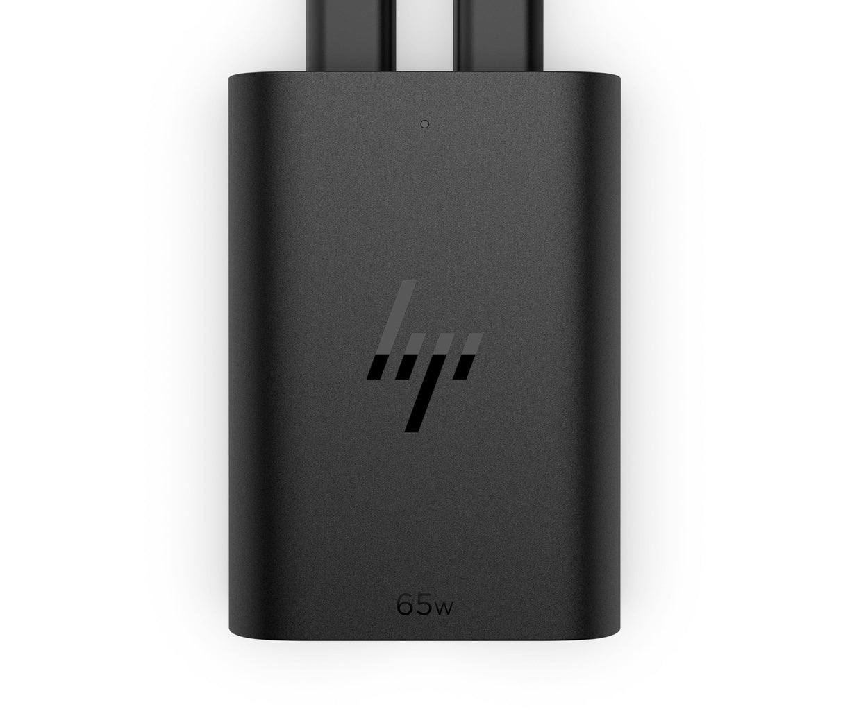 HP Cargador para portátil USB-C GAN de 65 W (Tamaño Compacto, Carga Rápida, Dos Puertos USB-C) Negro