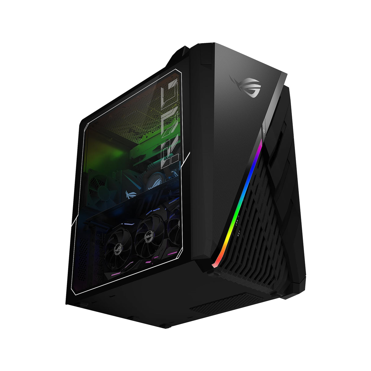 Asus ROG Strix GA35 G35DX-SP007D - Sobremesa Gaming (AMD Ryzen 7 5800X, 32GB RAM, 1TB y 1TB SSD, NVIDIA RTX 3080 10GB, Sin Sistema Operativo), Negro Estrella