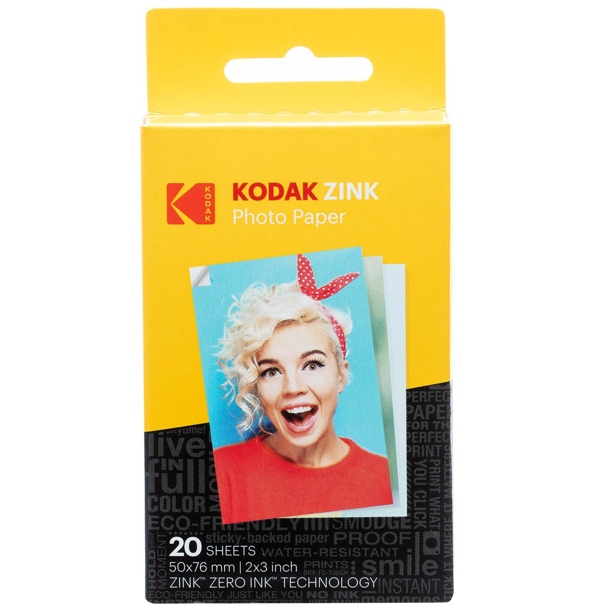 KODAK Step Touch - Cámara Digital de 13 MP e Impresora instantánea con Pantalla de 3.5" (vídeo de Alta definición), Color Blanco