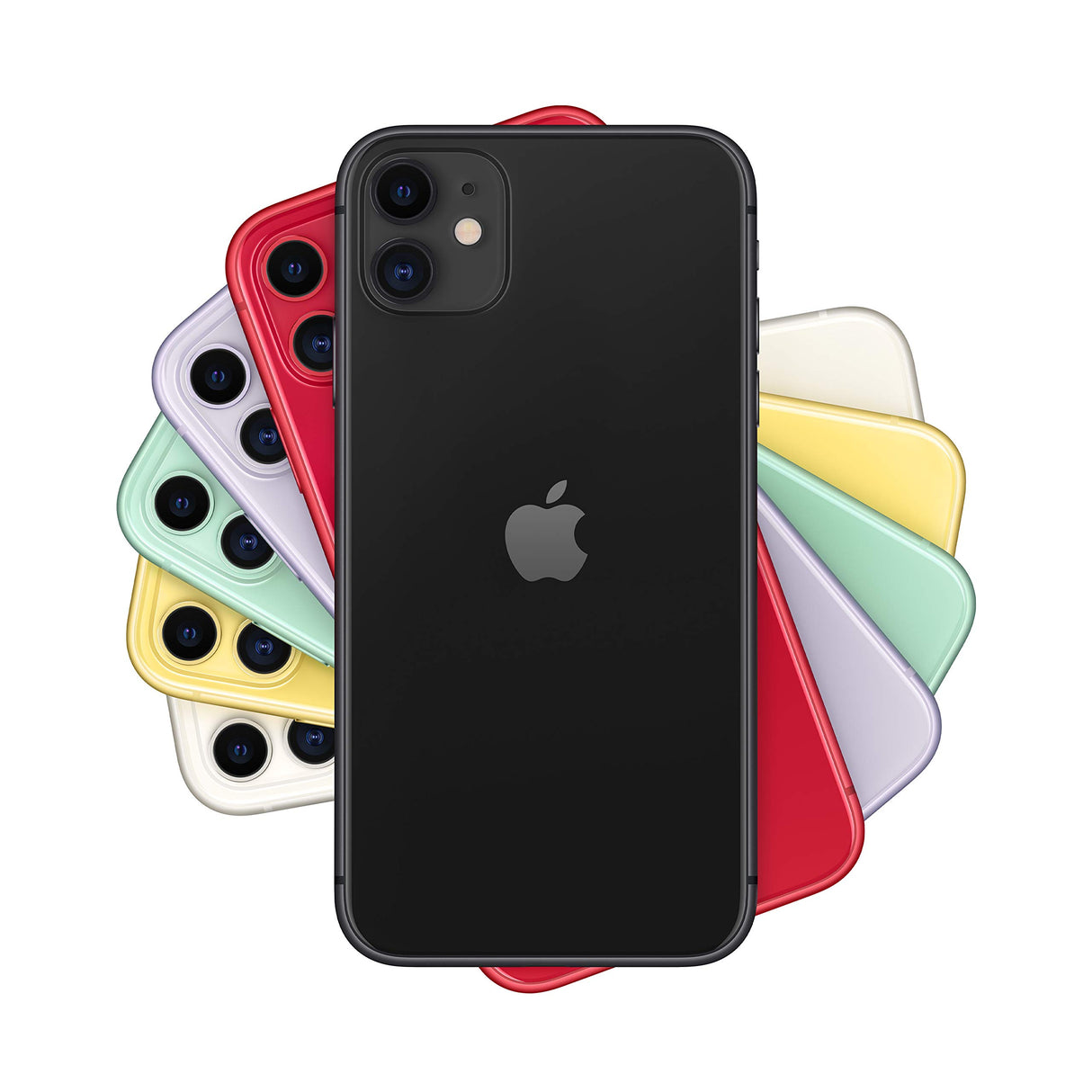 Apple iPhone 11 15,5 cm (6.1") 128 GB SIM Doble 4G Negro iOS 14 iPhone 11, 15,5 cm (6.1"), 1792 x 828 Pixeles, 128 GB, 12 MP, iOS 14, Negro