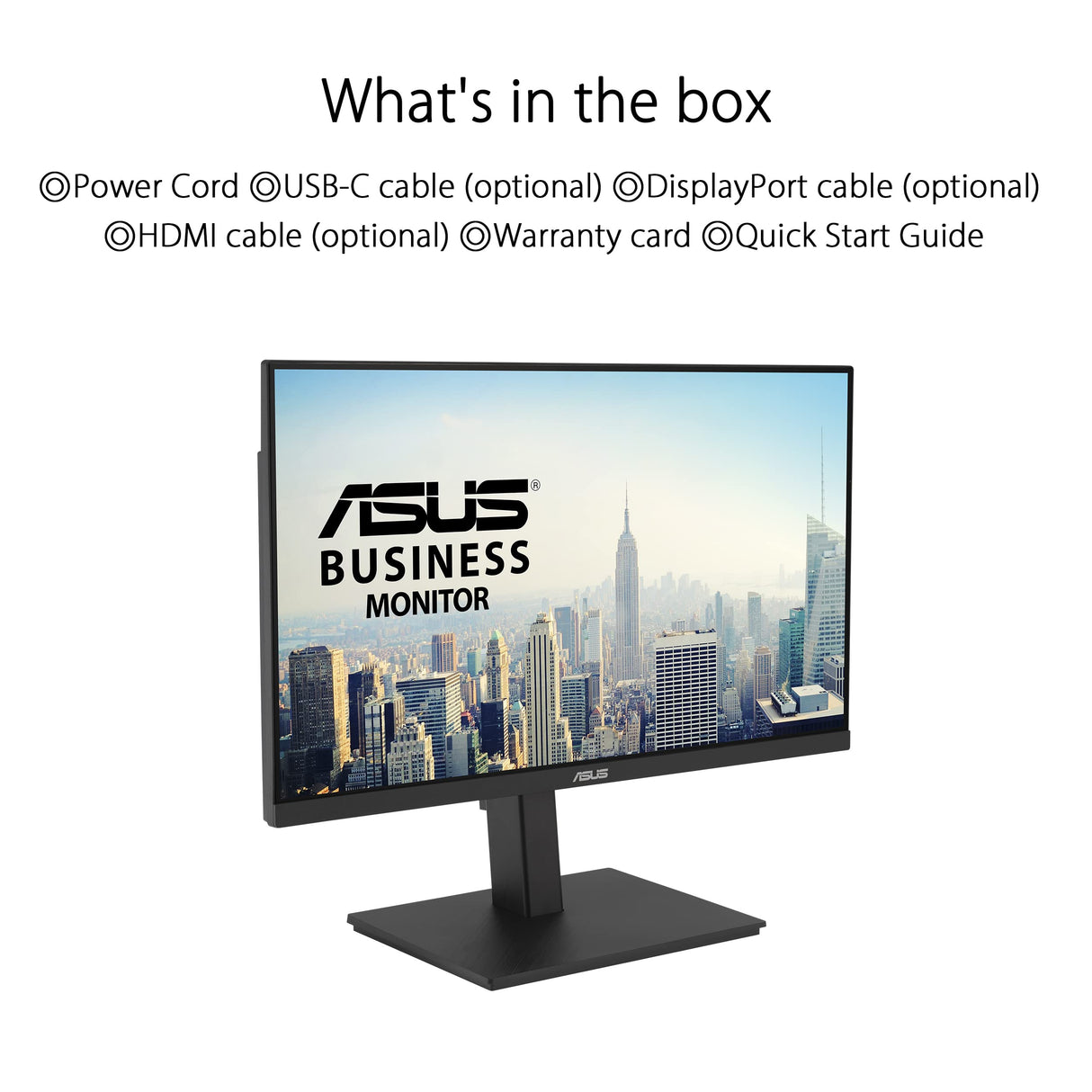 Asus VA27ECPSN - Monitor Docking USB de 27 Pulgadas, Full HD, IPS, Sin Marco, USB-C, RJ45, 75 Hz, Adaptive-Sync, Altavoces Estéreo, Baja Luz Azul, Sin Parpadeos, Diseño Ergonómico, Montaje en Pared