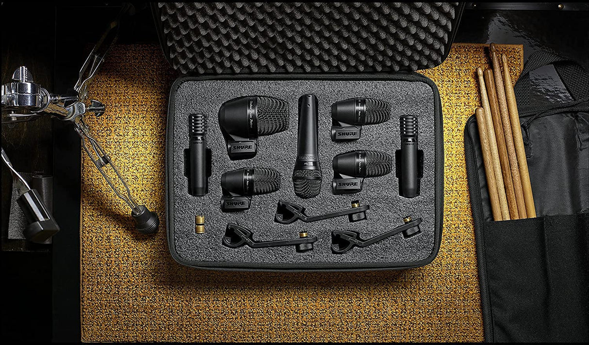 Shure PG ALTA - Kit de 7 micrófonos para batería