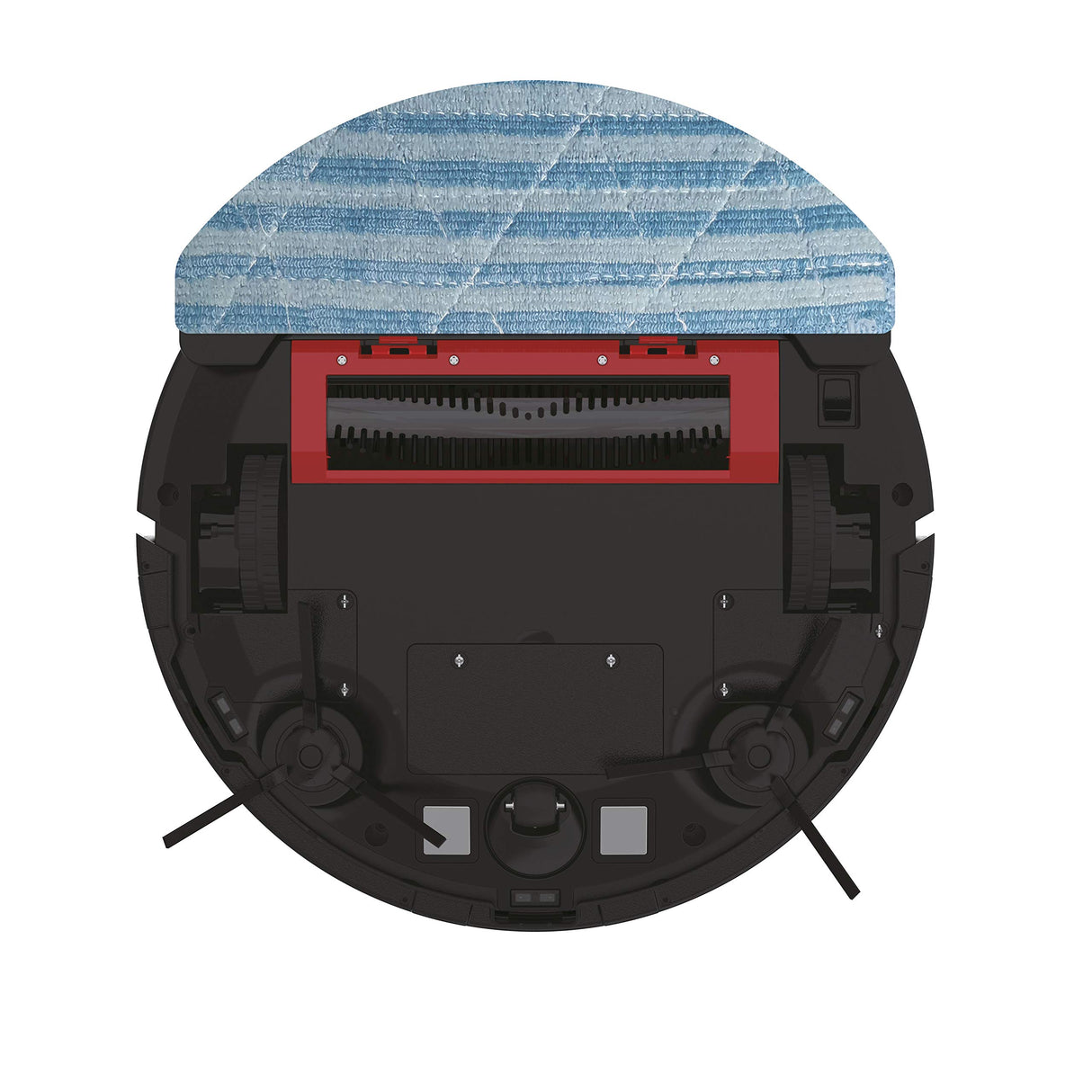 Hoover H-GO 300 - Hydro Pro - HGO330HC Robot Aspirador, Aspira, Barre, friega y Pasa la mopa, 2 depósitos, Wi-Fi, conexión Alexa, 120mins, Mando y Base de Carga, Sensor anticaída y antichoque, Negro