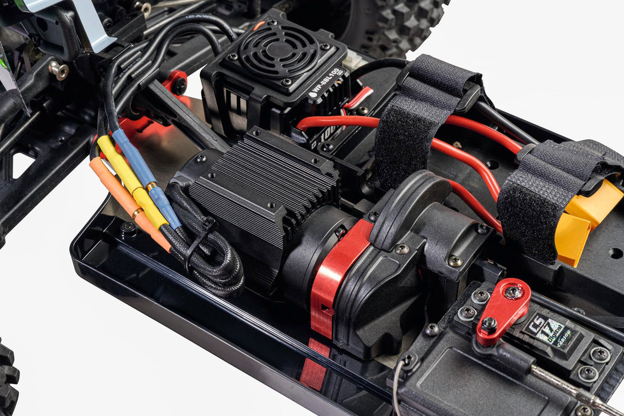 Carson 500409084 1:8 Virus Extreme 2.4G 100% RTR Verde - Buggy RC, Coche teledirigido, Off-Road, vehículo RC, Coche RC 70 km/h, Coche RC