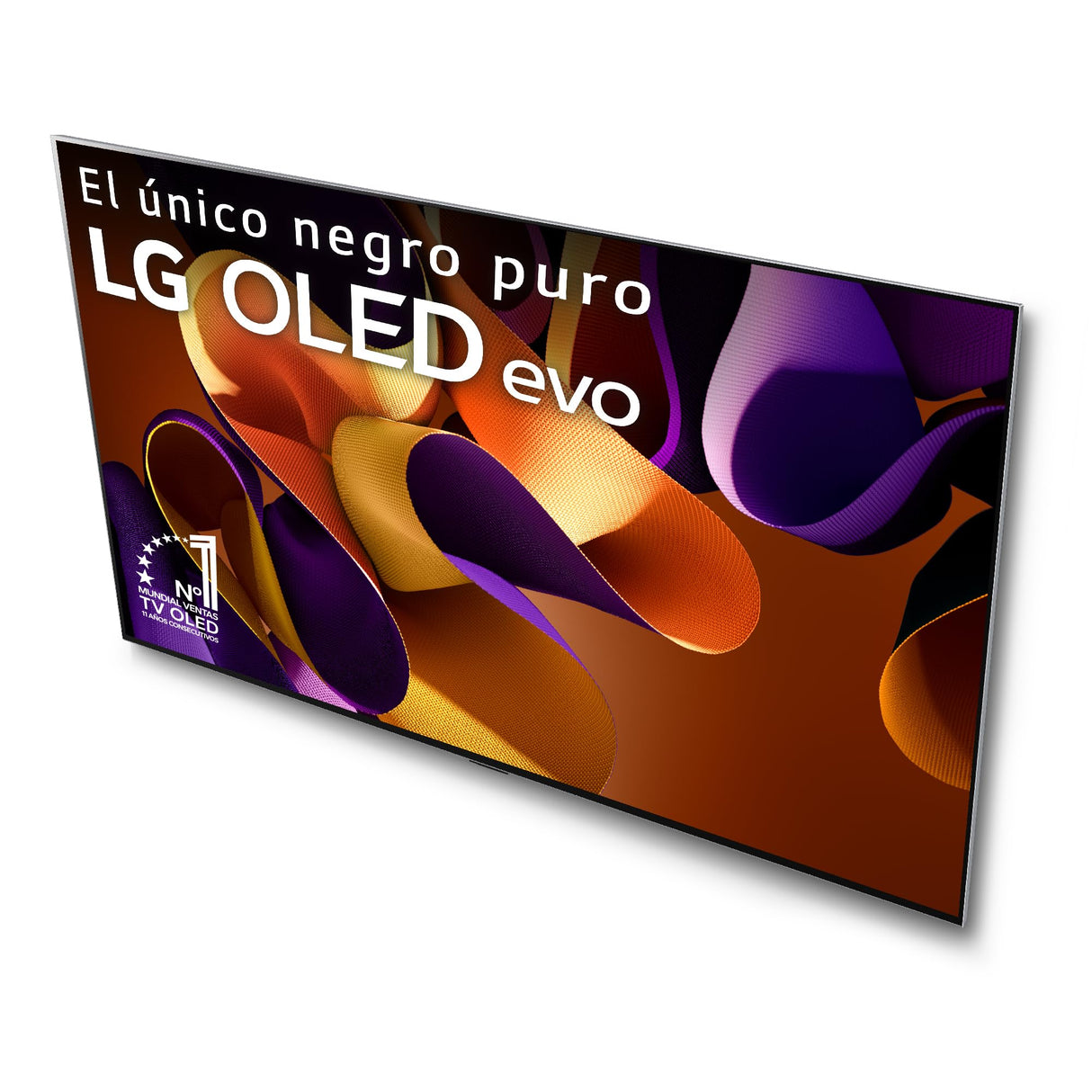 LG OLED55G45LW, 55", OLED EVO* 4K, Serie G4, Smart TV, WebOS24, Procesador a11, Dolby Vision, Dolby Atmos, webOS 24, 3840X2160,TV Gaming, 144 Hz, Integración Pared, Negro