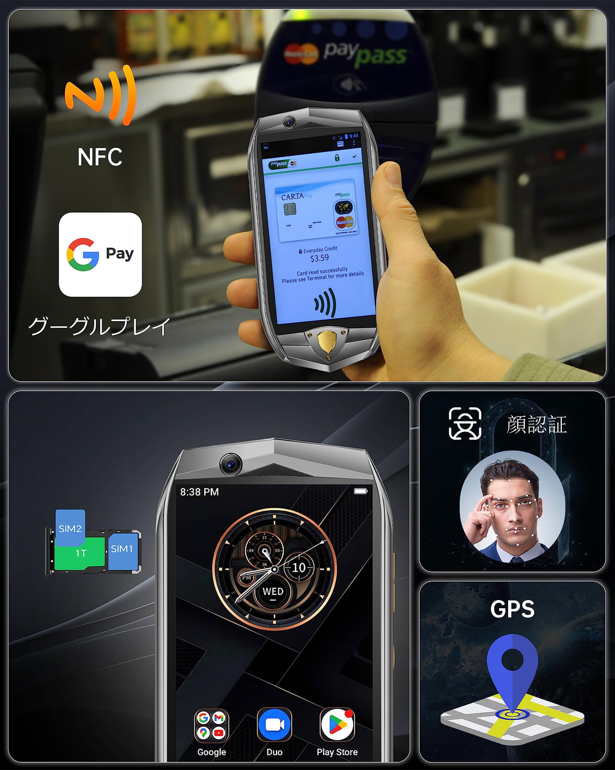 Oukitel Tablet RT7-BE/OL 10,1" 256 GB Azul