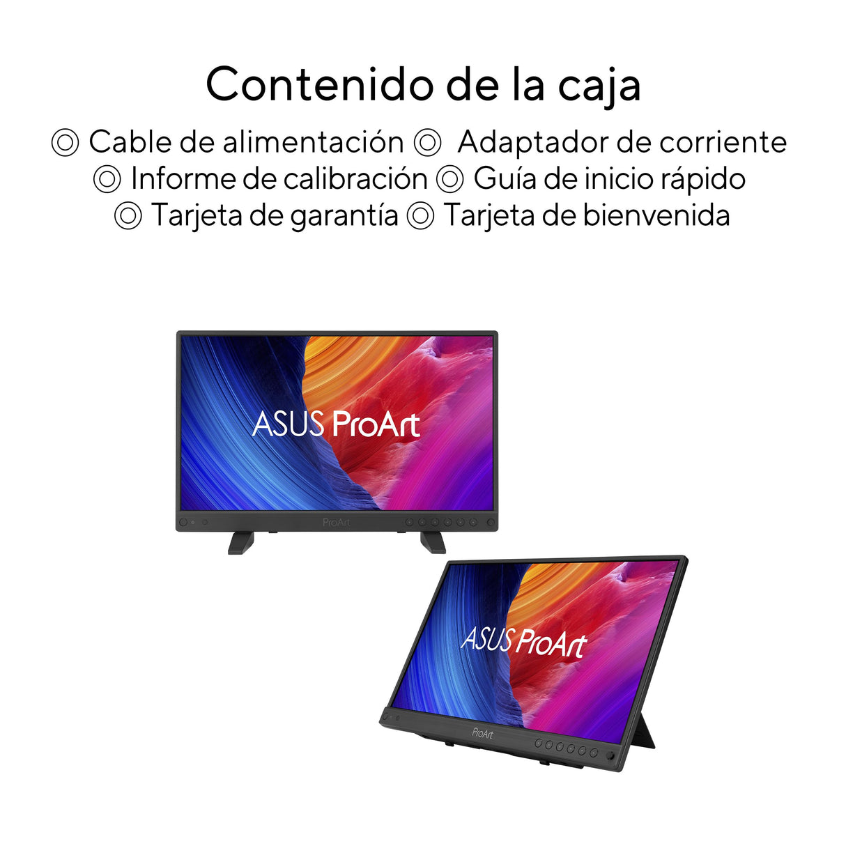 ASUS ProArt Display PA16USV - Monitor Profesional de 15,6", 4K UHD (3840 x 2160), IPS, HDR-10, 100% sRGB, Rec.709, ΔE<2, Calman, 12G-SDI, HDMI, USB-C, Caja Reutilizable, sostenibilidad ecológica