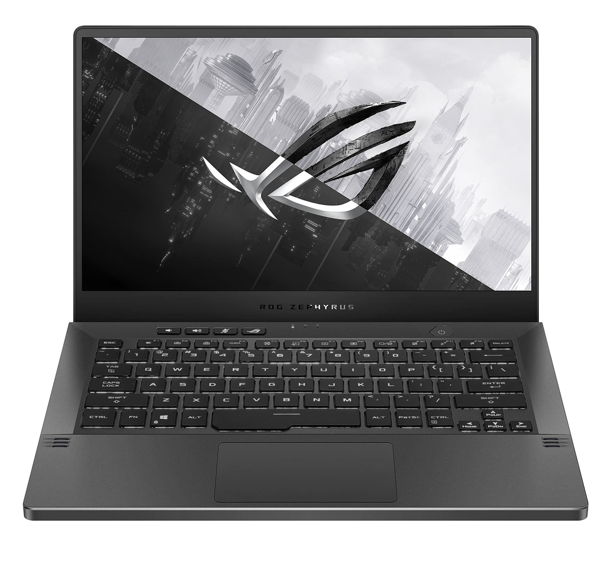 Asus ROG Zephyrus G14 GA401QM-K2129 - Portátil Gaming de 14" Full HD 120Hz (Ryzen 7 5800HS, 32GB RAM, 1TB SSD, GeForce RTX 3060 6GB, Sin Sistema Operativo) Gris Eclipse - Teclado QWERTY español
