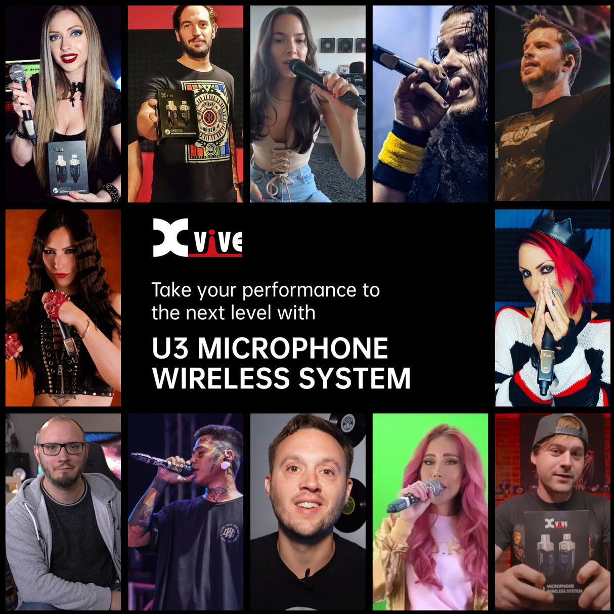 X-Vive Xv-U3 Sistema Inalámbrico Para Micrófono