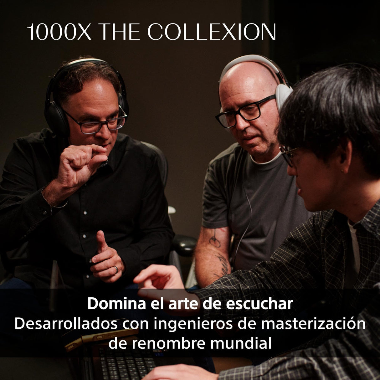 Sony 1000X The COLLEXION Auriculares de Lujo Bluetooth inalámbricos, con Noise Cancelling Premium, Sonido Hi-Res Estudio; 360 Spatial Audio; Estuche Resistente; Platino, Nuevo Modelo