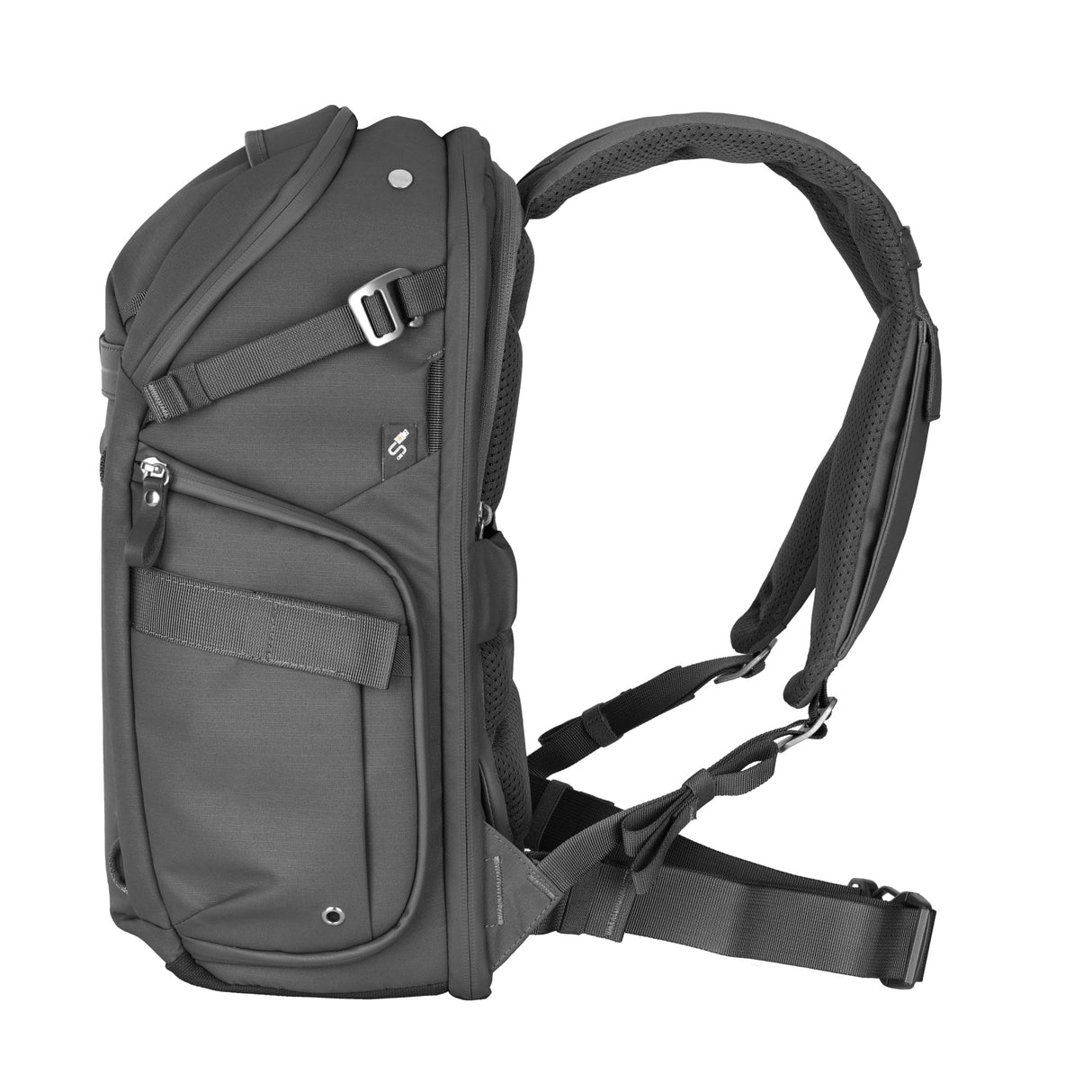 VANGUARD Veo Metro B20L BK - Mochila fotográfica para cámara objetivos y portátil de 14 pulgadas, negro
