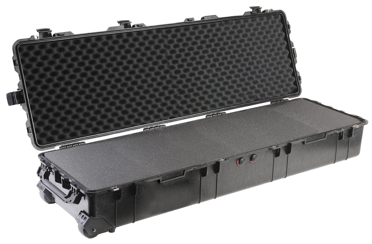 PELI 1770 Maleta Protectora para Rifles u Otros Objetos alargados, Resistente al Agua IP67, Capacidad: 120L, Fabricado en EE. UU, sin Espuma, Color: Negro