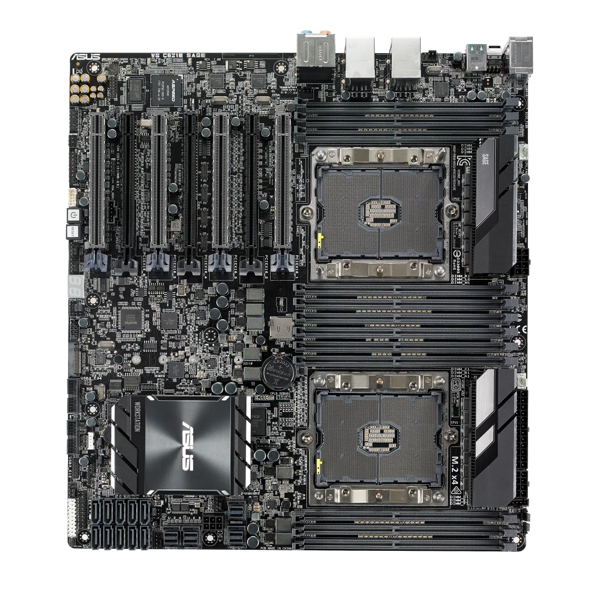 Asus Workstation Board - Placa base Intel C621 con quad-strength graphics y 12 DDR4