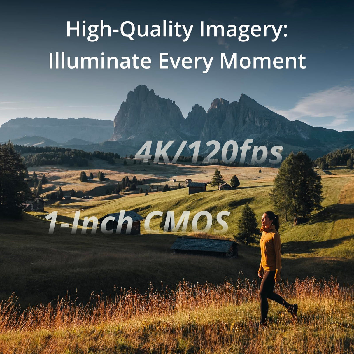DJI Pack para Creadores Osmo Pocket 3, cámara con CMOS 1'' y 4K/120 fps, estabilización en 3 Ejes, Seguimiento de Caras/Objetivos, Enfoque rápido, Incluye micrófono Sonido nítido, pequeña