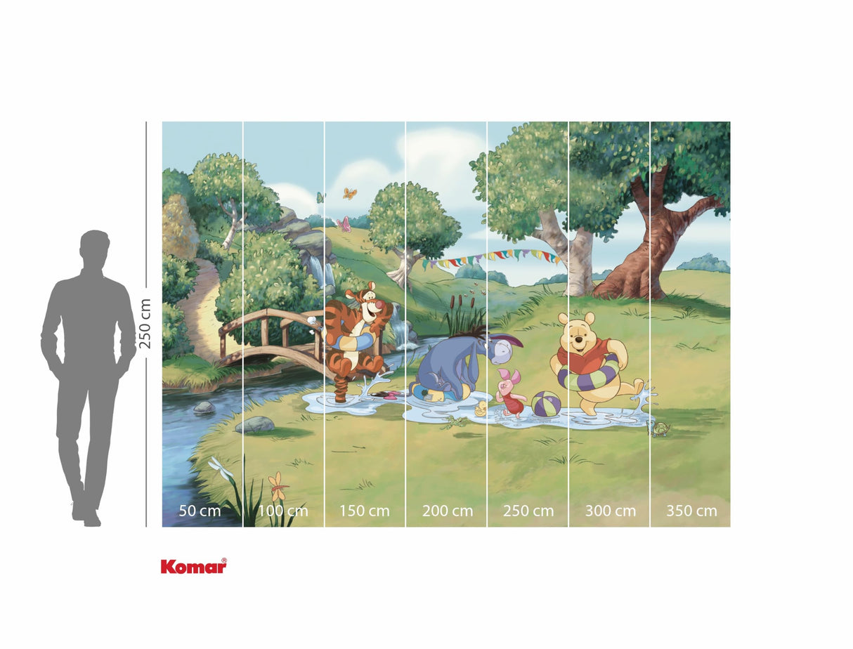 Komar WTD - Papel pintado fotográfico para habitación infantil (350 x 250 cm), diseño de Winnie the Pooh