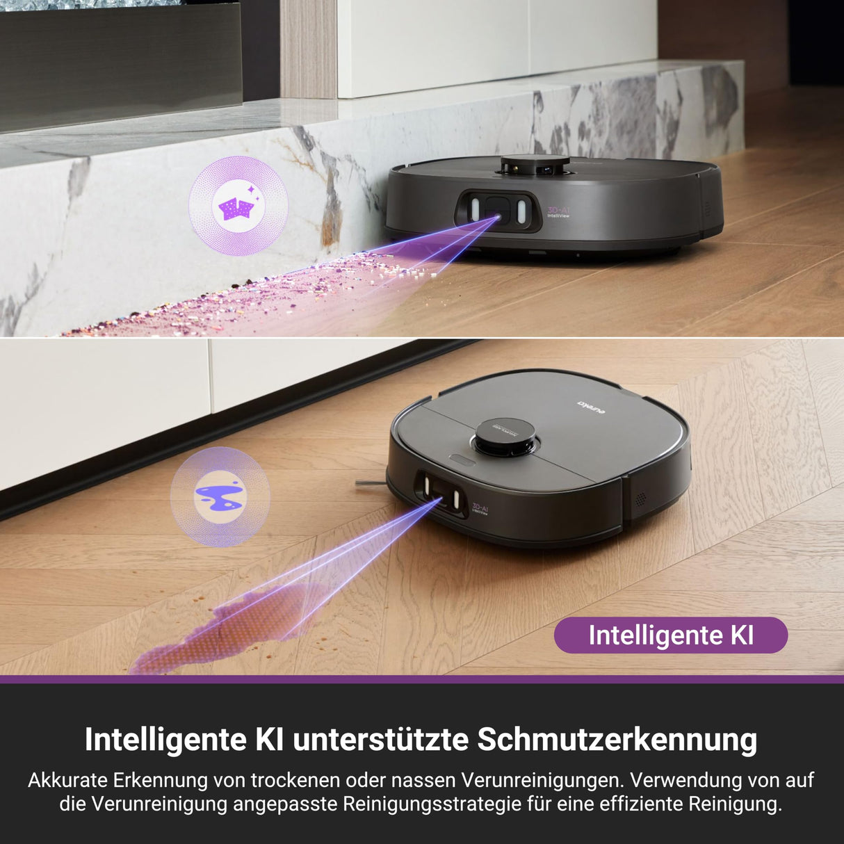 EUREKA DEJ15PU Robot Aspirador y Fregasuelos con Vaciado automático de Polvo