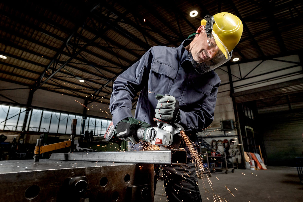 Metabo Amoladora Angular a Batería W 18 LT BL 11-125 con Motor sin Escobillas y Protección Electrónica