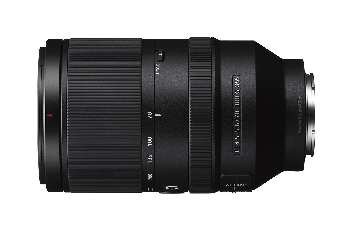 Sony SEL70300G.SYX - Objetivo Zoom telescópico (70-300mm, F4.5-5.6 G, OSS), Negro