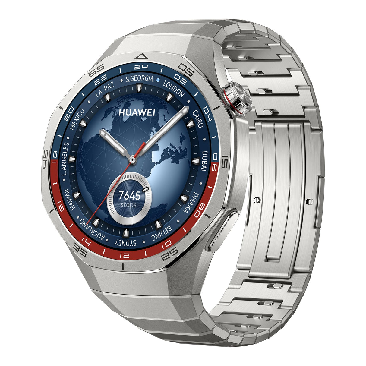 HUAWEI Watch GT 5 Pro 46mm Smartwatch, Silueta con Diseño Sofisticado, Monitorización de ECG, Experiencia Running y Ciclismo, Seguimiento de Salud, 14 Días de Duración, GPS, iOS y Android, Titanio