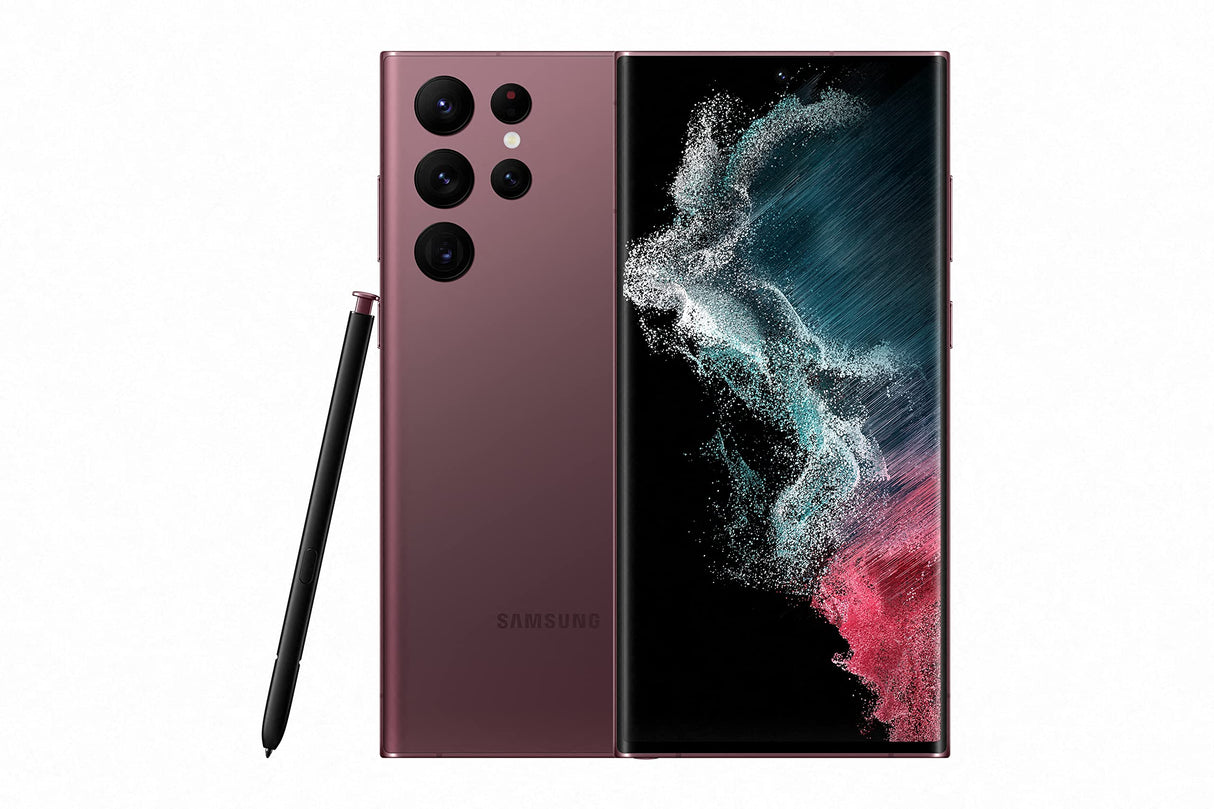 Samsung Galaxy S22 Ultra SAM - 8806092879256 SM-S908B 17.3 cm (6.8) Dual SIM Android 12 5G USB Type-C 12 GB 256 GB 5000 mAh Burgundy