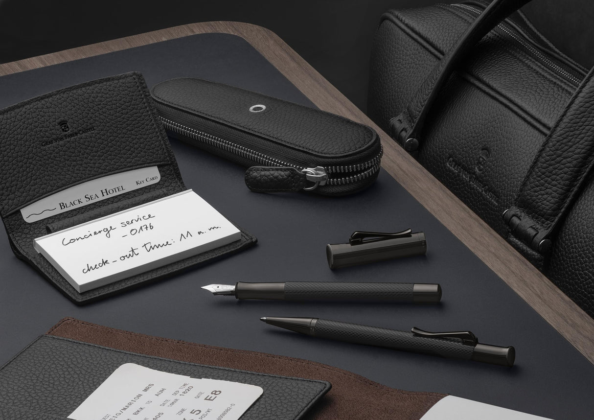 Graf von Faber-Castell 145269 Roller Guilloche Black Edition