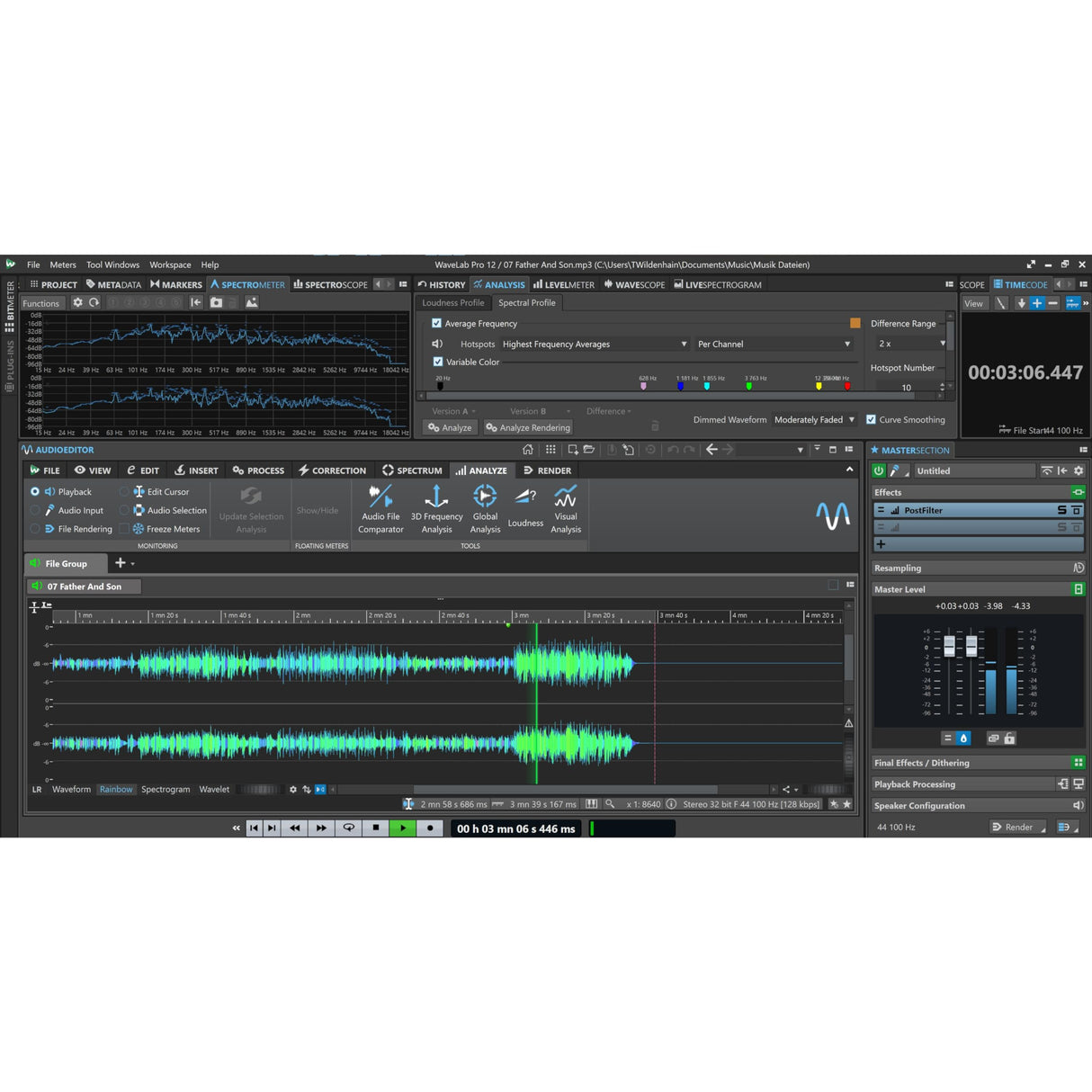 Steinberg WaveLab Pro 12 Software de masterización y edición de audio (optimización, análisis y restauración de archivos de audio, efectos en tiempo real, procesamiento inteligente por lotes