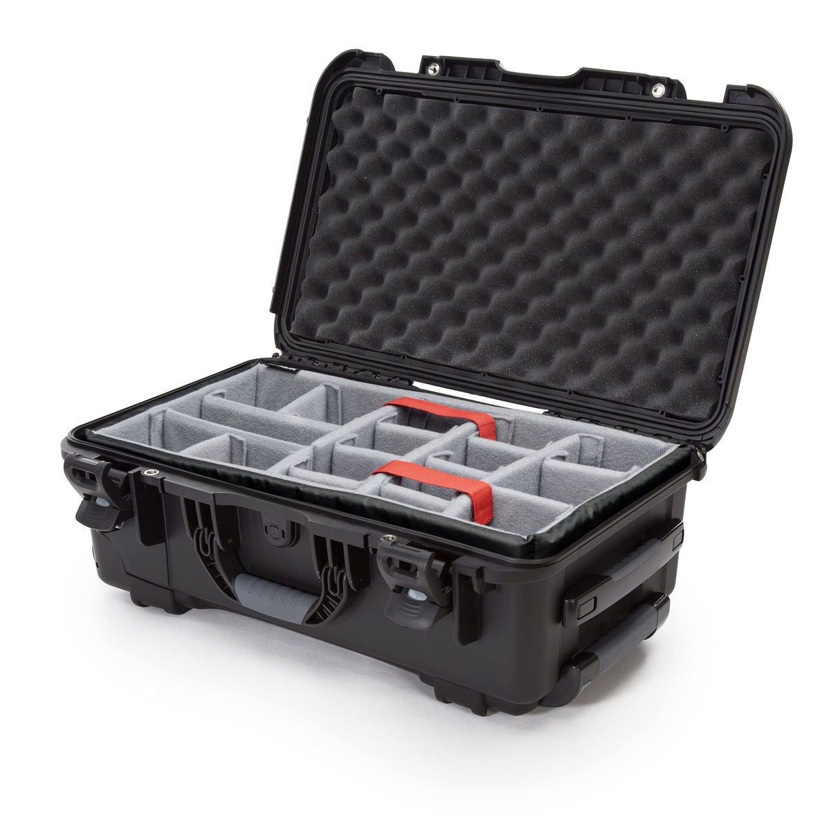 Nanuk 935 - Funda rígida Impermeable con Ruedas y Divisor Acolchado, Color Negro