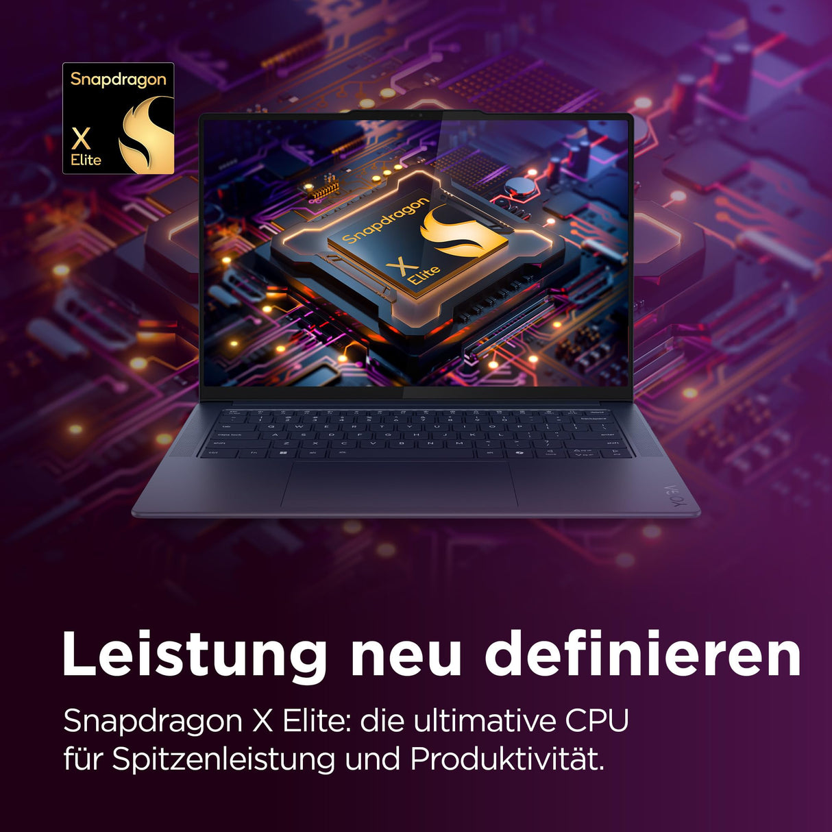 Lenovo Yoga Slim 7 83ED0014GE - 14,5" 3K OLED, SD-X1E78100, 32GB RAM, 1TB SSD, Windows 11 Home