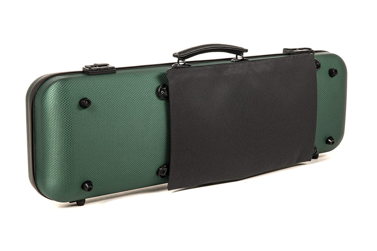 GEWA AIR AVANTGARDE - Funda para violín (mango lateral adicional), color verde