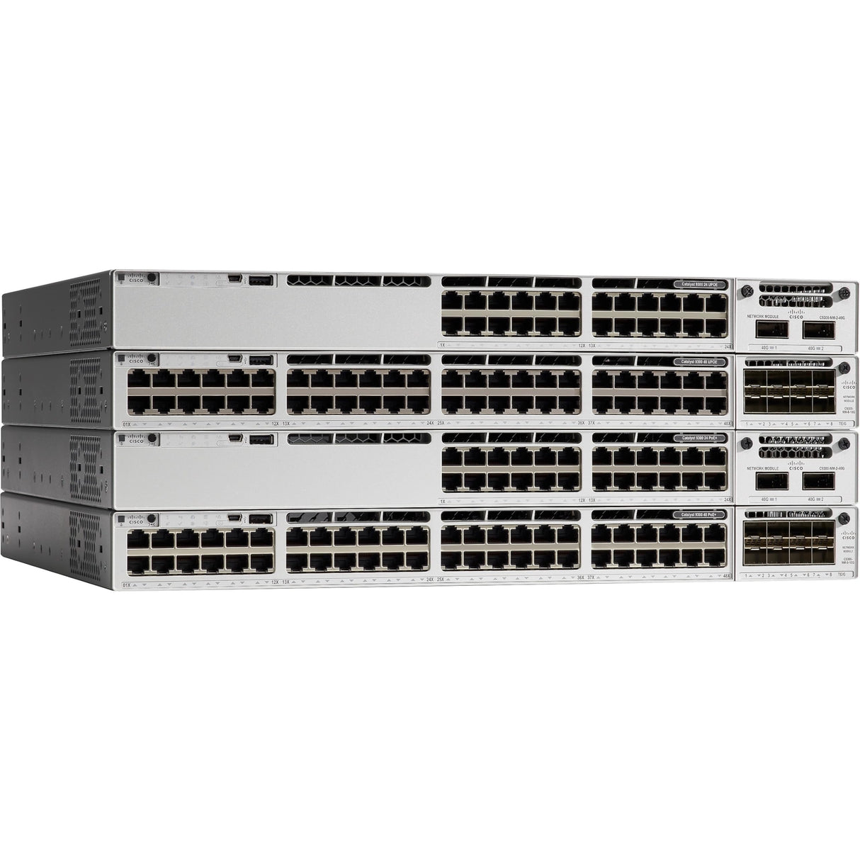 CISCO Catalyst 9300 - Network Essentials - Switch - Managed - 24 X 10/100/1000 - Rack-MOUNTABLE