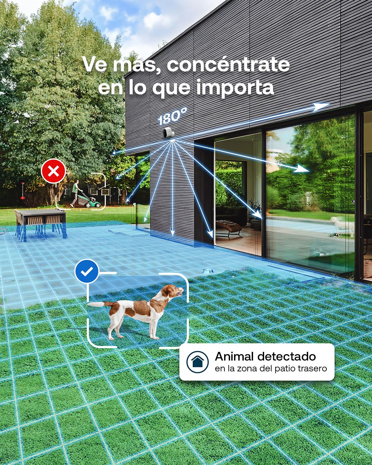 Arlo Ultra 2 Camara de Vigilancia WiFi Exterior 4K, Camara de Vigilancia WiFi Interior, Sensor de Movimiento, Alarmas Para Casa, Visión Nocturna Color, Prueba Arlo Secure Incluida , 4 Cámaras, Blancas