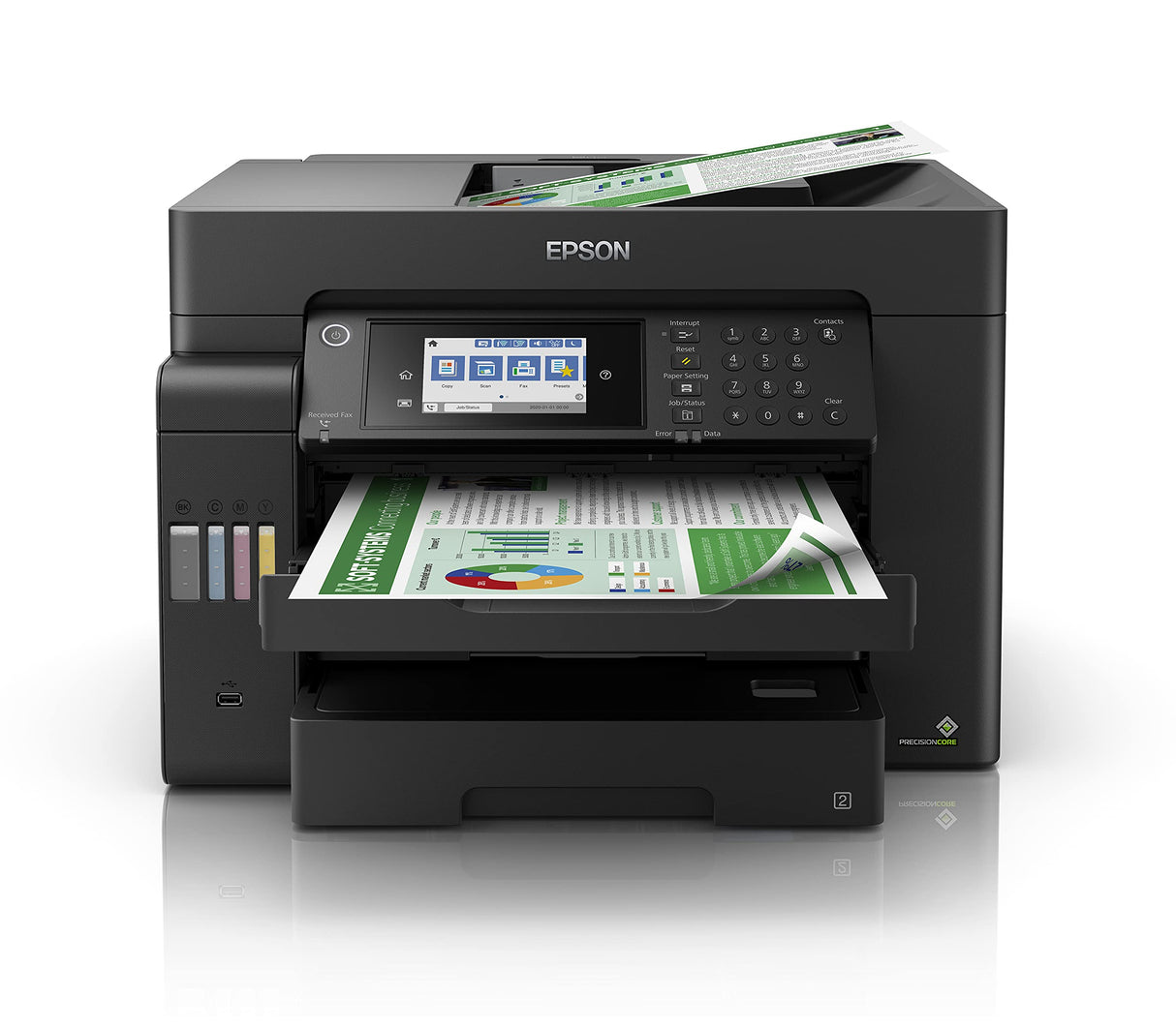 Epson EcoTank ET-16600, Impresora Alto Rendimiento Multifunción WiFi A3+ con Impresión Doble Cara Automática, Gran Velocidad de Impresión y Escaneado, Imprime / Escaner / Copiadora / Fax