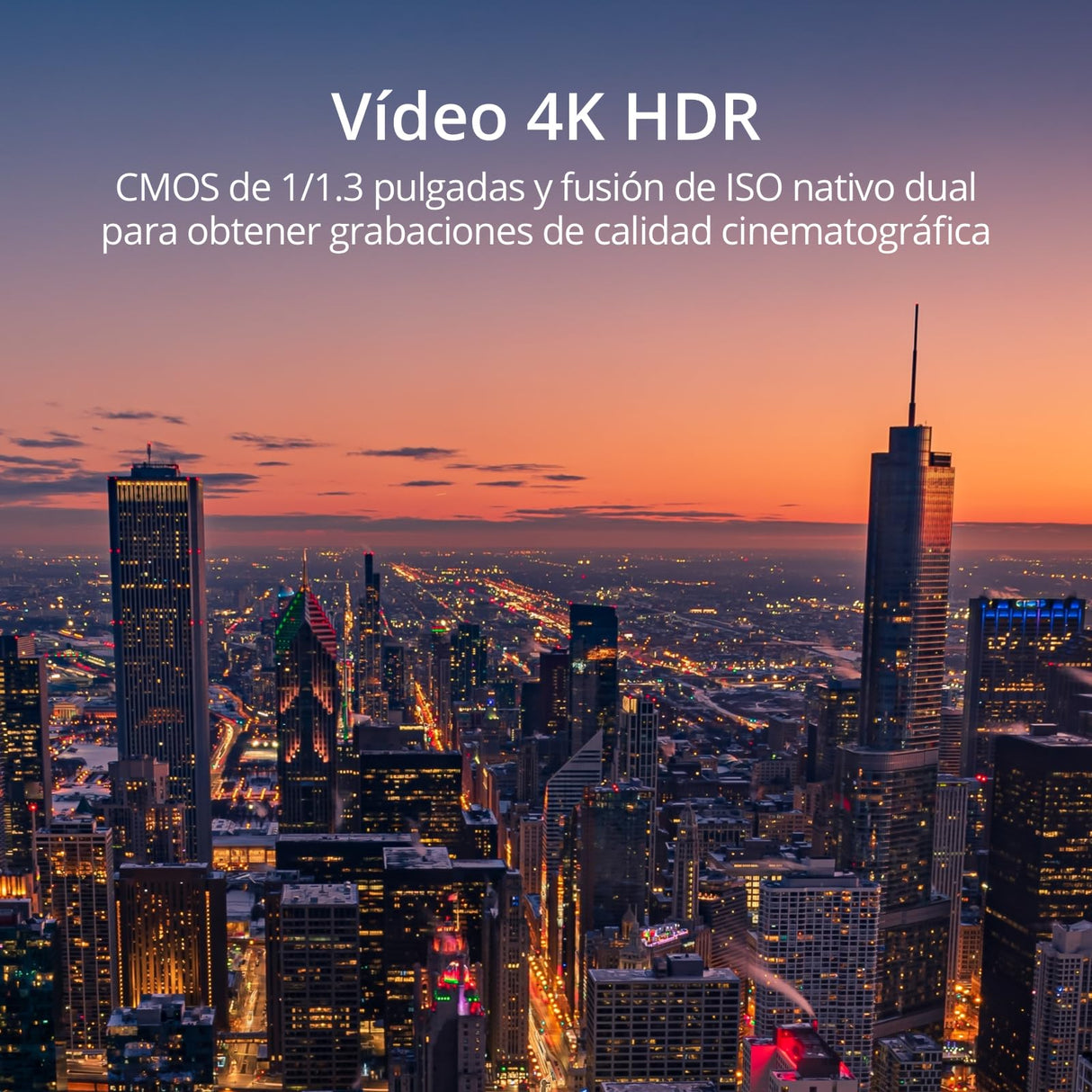 DJI Pack Mini 3 Vuela Más (RC) – Dron Mini con cámara ligero y plegable con vídeo 4K HDR, 38 min de tiempo de vuelo, Grabación vertical y funciones inteligentes, Color Gris, C0