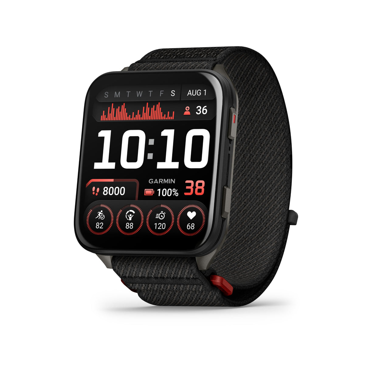 Garmin Reacondicionado Venu X1, Smartwatch Premium con GPS, Pantalla AMOLED de 2'', Funciones de Salud y Bienestar 24/7, Linterna LED, hasta 8 días de autonomía, Negro, Reacondicionado