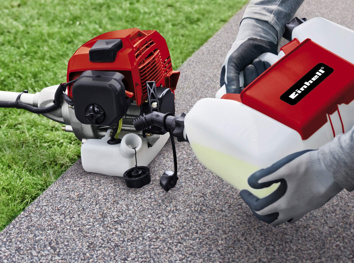 Einhell GH-BC 43 AS - Desbrozadora de gasolina profesional 1250 W (2 cuchillas, desplazamiento del motor: 42.7 cm³, ancho de corte: 42 cm) (ref.3401973)