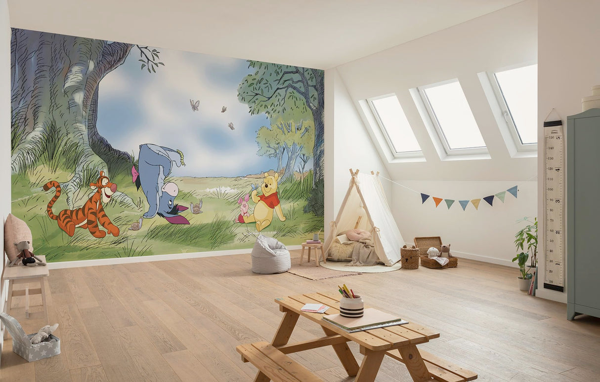 Komar WTD - Papel pintado fotográfico para habitación infantil (500 x 250 cm), diseño de Winnie the Pooh