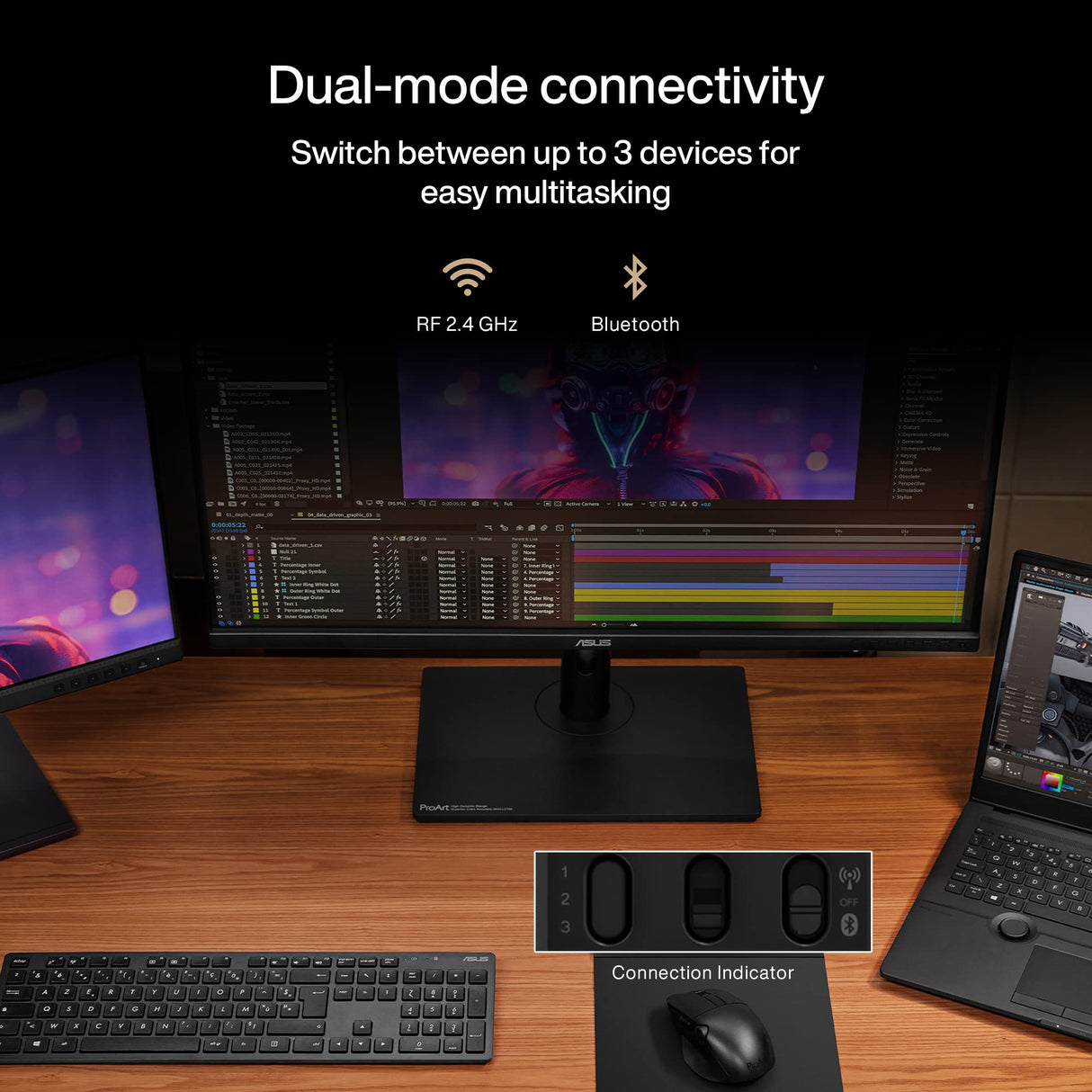 ASUS ProArt MD300 - Ratón (Negro)