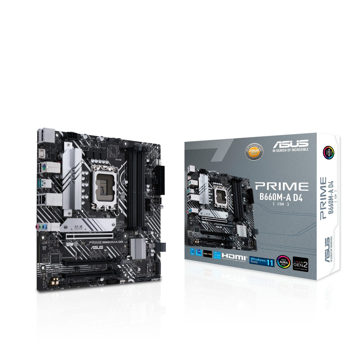 Placa Base Asus Prime B660M-A D4 CSM Intel B660 LGA 1700