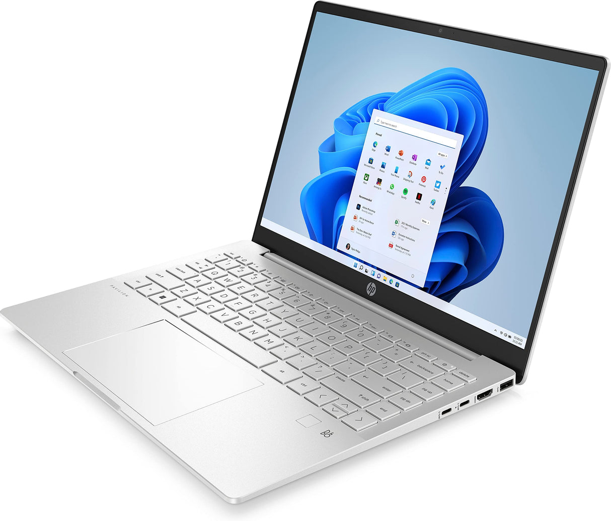 Laptop HP Pavilion Plus 14-eh0000sf 14" 2.8K (Intel Core i5-12500H, 16GB RAM, 512GB SSD, Windows 11 Home en modo S) Plata natural