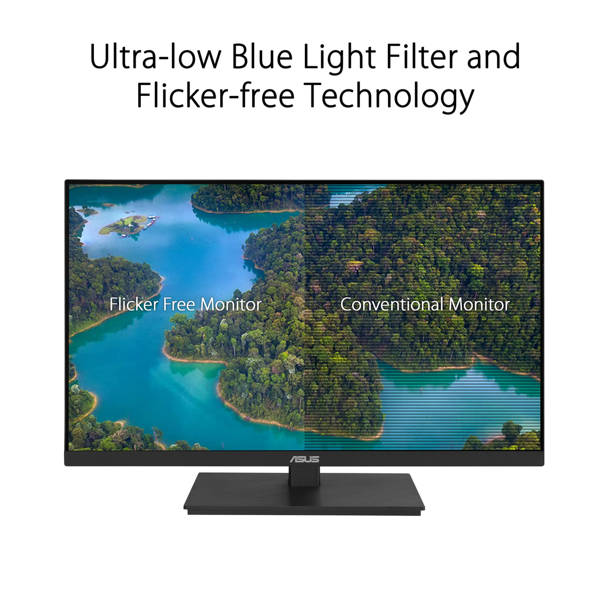 Asus VA24ECPSN Monitor Docking USB de 23.8 Pulgadas, Full HD, IPS, Sin Marco, USB-C, RJ45, 75 Hz, Adaptive-Sync, Altavoces Estéreo, Baja Luz Azul, Sin Parpadeos, Diseño Ergonómico, Montaje en Pared