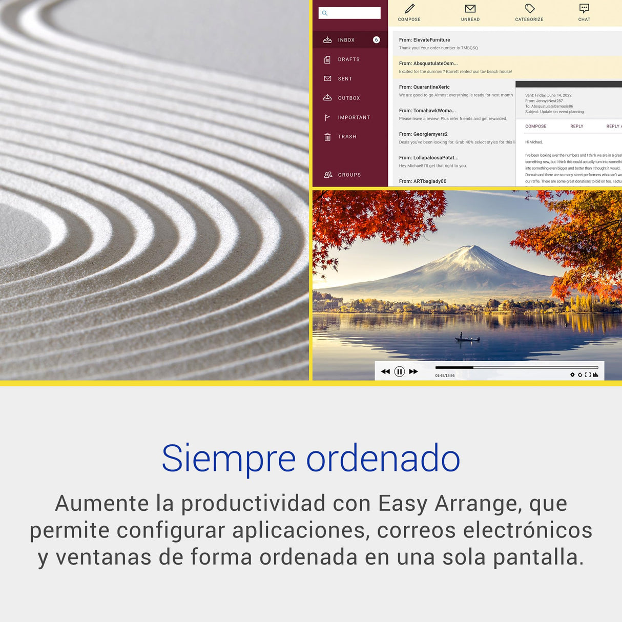 Dell S2425H 24" Full HD (1920x1080) Monitor, 100Hz, IPS, 4ms, 99% sRGB, Altavoces Integrados, Bisel Ultrafino, 2X HDMI, Blanco