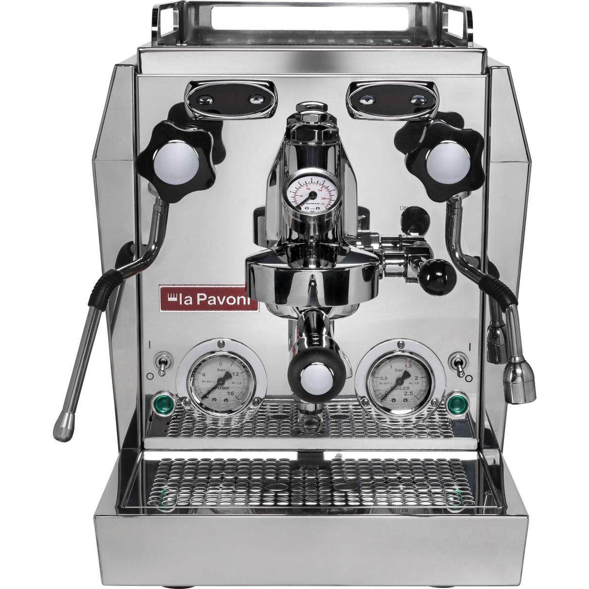 La Pavoni Semi-Professional Coffee Maker with a Capacity of 1.8l from Smeg Evoluzione Botticelli LPSGEV03EU, Steel