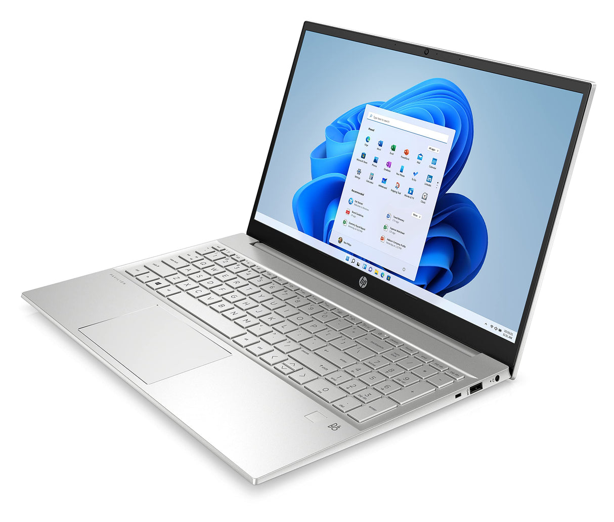 HP Pavilon 15-eg3004ns - Ordenador portátil de 15.6" Full HD (Intel Core i5-1335U, 16GB RAM, 512GB SSD, Intel Iris Xe Graphics, Windows 11 Home) Silver - Teclado QWERTY Español